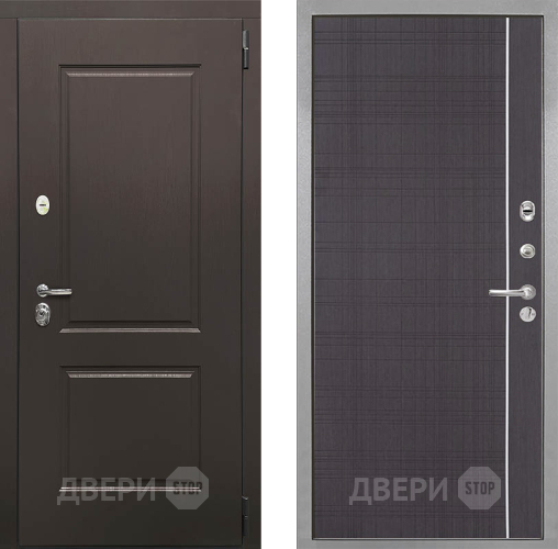 Входная металлическая Дверь Интекрон (INTECRON) Кампо В-07 с молдингом Венге в Мытищах
