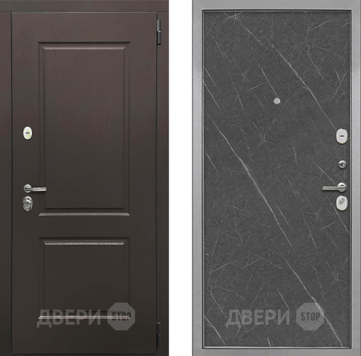 Дверь Интекрон (INTECRON) Кампо Гладкая Гранит лава оникс в Мытищах