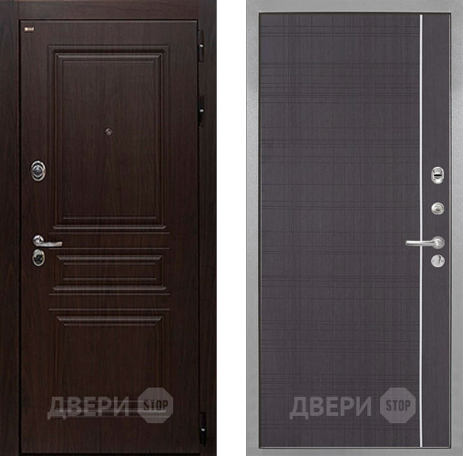 Дверь Интекрон (INTECRON) Брайтон Тиковое Дерево В-07 с молдингом Венге в Мытищах