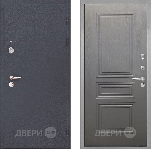 Дверь Интекрон (INTECRON) Колизей ФЛ-243 Графит вуд дуб в Мытищах