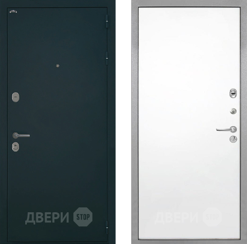 Входная металлическая Дверь Интекрон (INTECRON) Греция Гладкая Силк Сноу в Мытищах