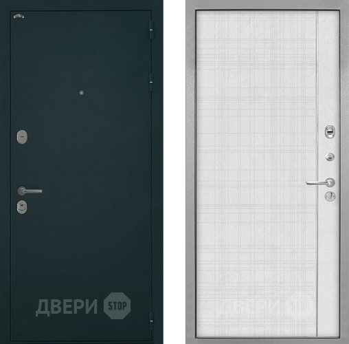 Входная металлическая Дверь Интекрон (INTECRON) Греция В-07 с молдингом Лофт белый в Мытищах