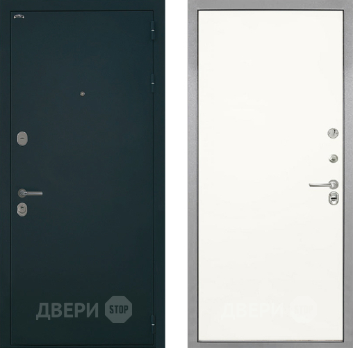 Входная металлическая Дверь Интекрон (INTECRON) Греция Гладкая Слоновая кость в Мытищах