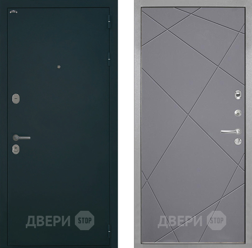 Дверь Интекрон (INTECRON) Греция Лучи-М Графит софт в Мытищах