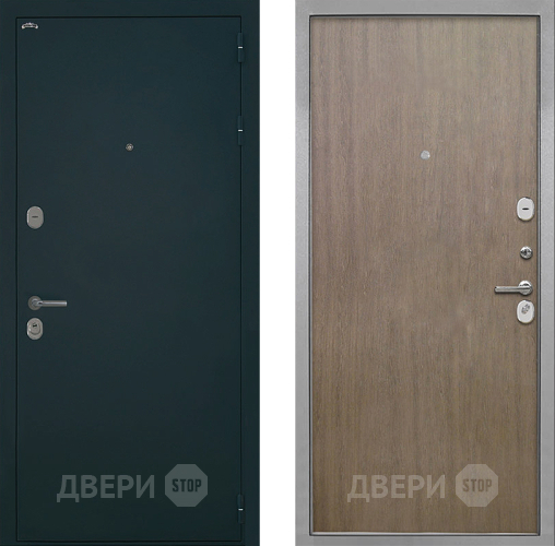 Входная металлическая Дверь Интекрон (INTECRON) Греция Гладкая шпон Венге коричневый в Мытищах