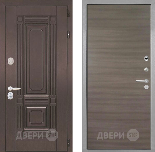 Входная металлическая Дверь Интекрон (INTECRON) Италия Гладкая Дуб тоскано поперечный в Мытищах