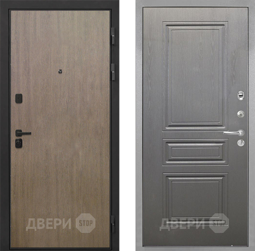 Входная металлическая Дверь Интекрон (INTECRON) Профит Black Венге Коричневый ФЛ-243 Графит вуд дуб в Мытищах