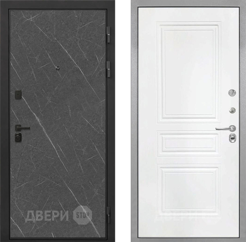 Дверь Интекрон (INTECRON) Профит Black Гранит Лава Оникс ФЛ-243 Белый матовый в Мытищах