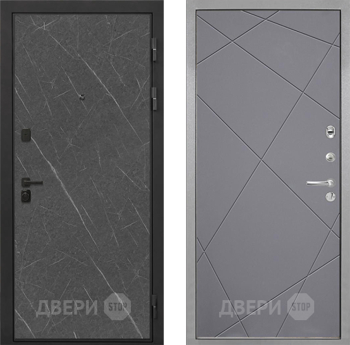 Дверь Интекрон (INTECRON) Профит Black Гранит Лава Оникс Лучи-М Графит софт в Мытищах