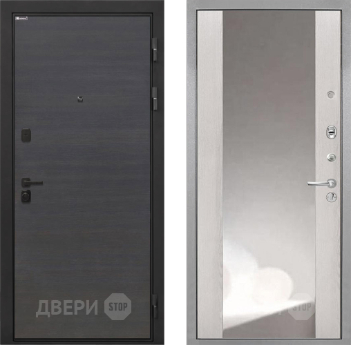 Входная металлическая Дверь Интекрон (INTECRON) Профит Black Эковенге ФЛЗ-516 Зеркало Сосна белая в Мытищах