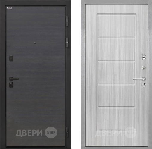 Входная металлическая Дверь Интекрон (INTECRON) Профит Black Эковенге ФЛ-39 Сандал белый в Мытищах