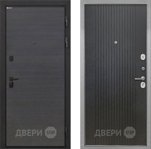 Дверь Интекрон (INTECRON) Профит Black Эковенге ФЛ-295 Лофт черный в Мытищах