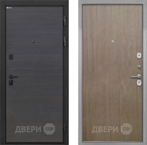 Дверь Интекрон (INTECRON) Профит Black Эковенге Гладкая шпон Венге коричневый в Мытищах