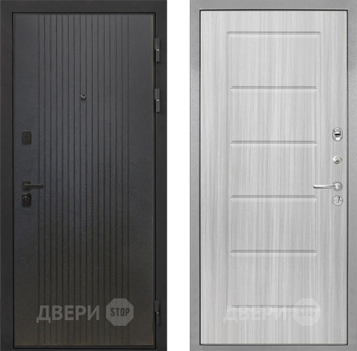 Входная металлическая Дверь Интекрон (INTECRON) Профит Black ФЛ-295 ФЛ-39 Сандал белый в Мытищах