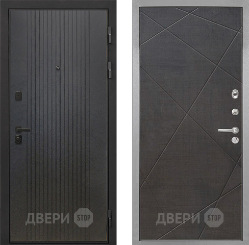 Дверь Интекрон (INTECRON) Профит Black ФЛ-295 Лучи-М Венге распил кофе в Мытищах
