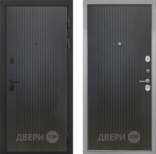 Входная металлическая Дверь Интекрон (INTECRON) Профит Black ФЛ-295 ФЛ-295 Лофт черный в Мытищах