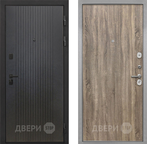 Дверь Интекрон (INTECRON) Профит Black ФЛ-295 Гладкая Дуб турин в Мытищах