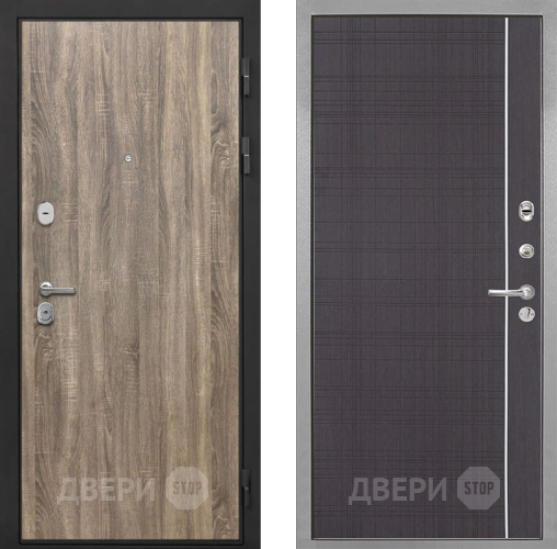 Дверь Интекрон (INTECRON) Гектор Дуб Турин В-07 с молдингом Венге в Мытищах