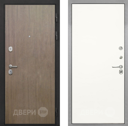Входная металлическая Дверь Интекрон (INTECRON) Гектор Венге Коричневый Гладкая Слоновая кость в Мытищах