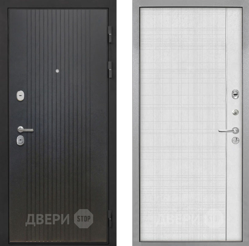 Дверь Интекрон (INTECRON) Гектор ФЛ-295 В-07 с молдингом Лофт белый в Мытищах