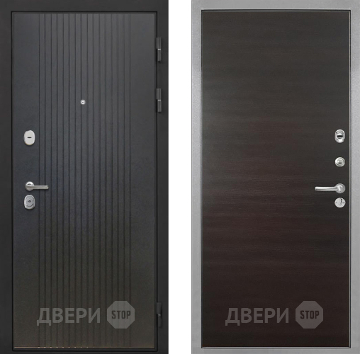 Входная металлическая Дверь Интекрон (INTECRON) Гектор ФЛ-295 Гладкая Эковенге поперечный в Мытищах