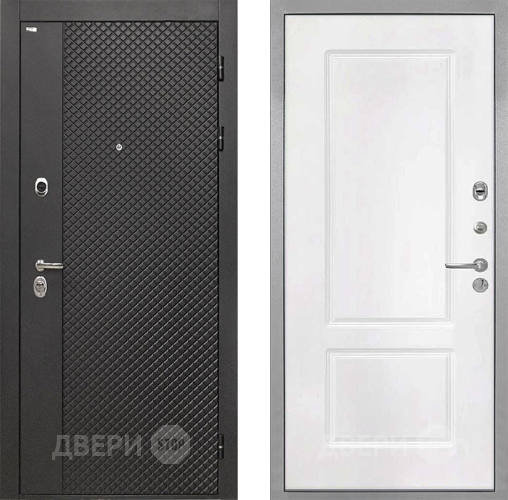 Входная металлическая Дверь Интекрон (INTECRON) Олимпия Black 4К КВ-2 Белый матовый в Мытищах