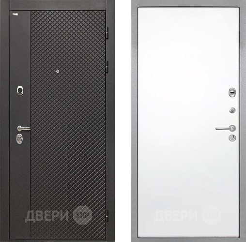 Дверь Интекрон (INTECRON) Олимпия Black 4К Гладкая Силк Сноу в Мытищах