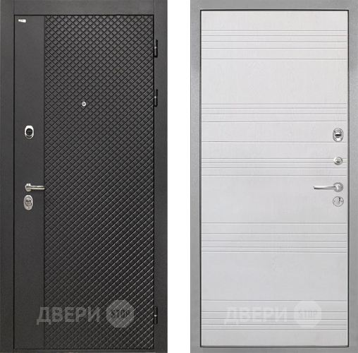 Входная металлическая Дверь Интекрон (INTECRON) Олимпия Black 4К ФЛ-316 Белый ясень в Мытищах