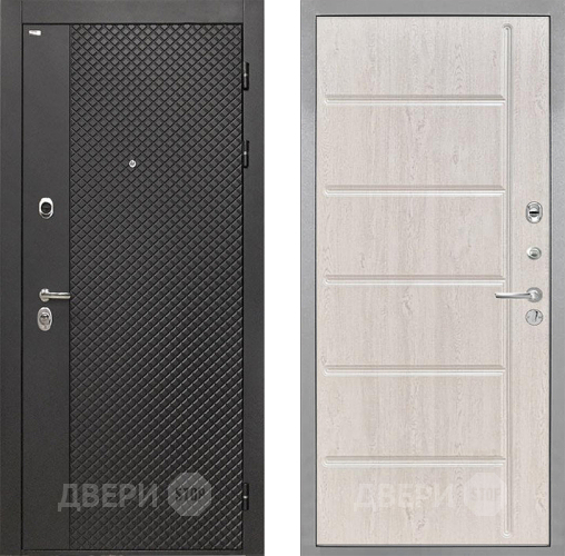 Дверь Интекрон (INTECRON) Олимпия Black 4К ФЛ-102 Сосна белая в Мытищах