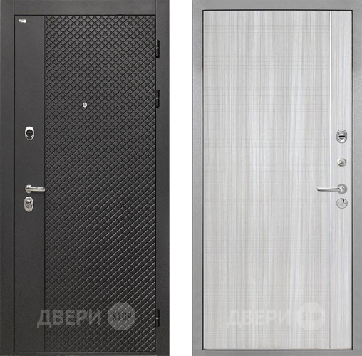 Дверь Интекрон (INTECRON) Олимпия Black 4К В-07 с молдингом Сандал белый в Мытищах