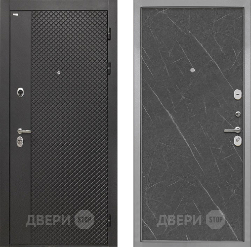 Дверь Интекрон (INTECRON) Олимпия Black 4К Гладкая Гранит лава оникс в Мытищах
