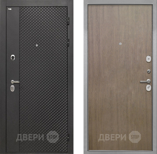 Дверь Интекрон (INTECRON) Олимпия Black 4К Гладкая шпон Венге коричневый в Мытищах