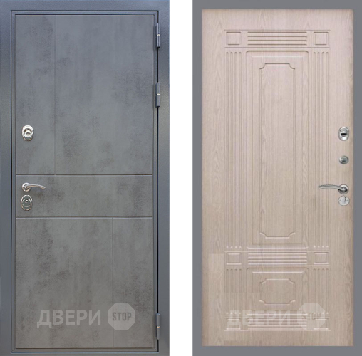 Дверь Рекс (REX) ФЛ-290 FL-2 Беленый дуб в Мытищах
