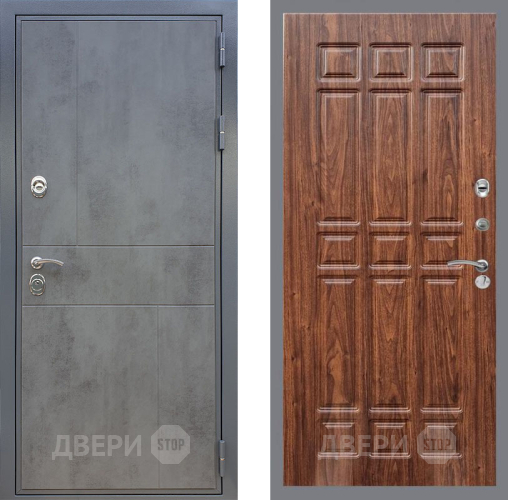 Дверь Рекс (REX) ФЛ-290 FL-33 орех тисненый в Мытищах