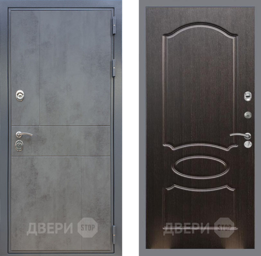 Входная металлическая Дверь Рекс (REX) ФЛ-290 FL-128 Венге светлый в Мытищах