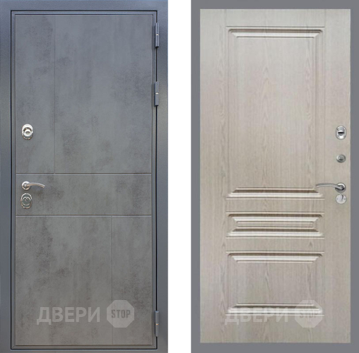 Дверь Рекс (REX) ФЛ-290 FL-243 Беленый дуб в Мытищах
