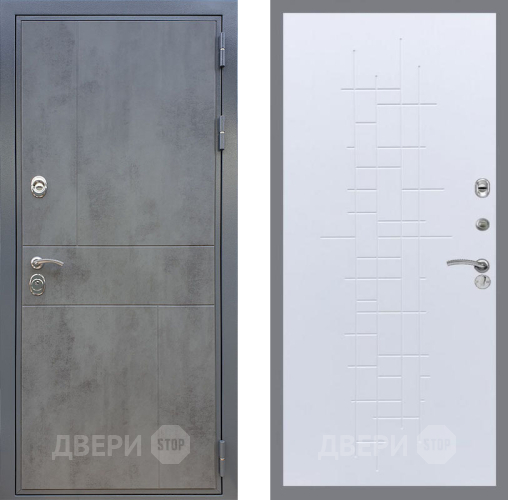 Дверь Рекс (REX) ФЛ-290 FL-289 Белый ясень в Мытищах