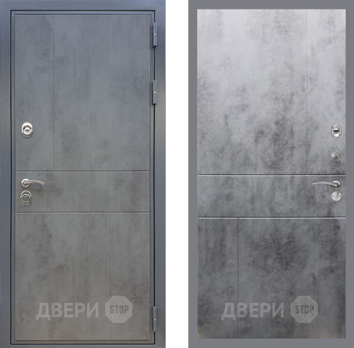 Дверь Рекс (REX) ФЛ-290 FL-290 Бетон темный в Мытищах