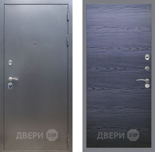 Входная металлическая Дверь Рекс (REX) 11 GL Дуб тангенальный черный в Мытищах