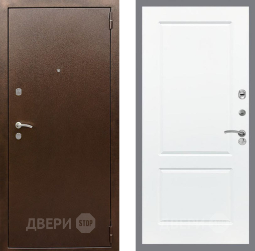 Дверь Рекс (REX) 1А Медный Антик FL-117 Силк Сноу в Мытищах