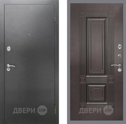 Дверь Рекс (REX) 2А Серебро Антик FL-2 Венге в Мытищах