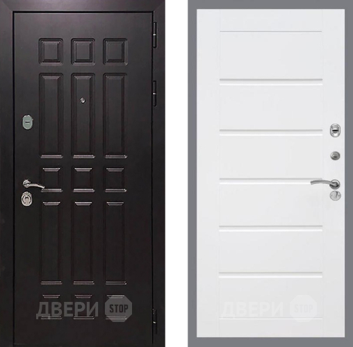 Входная металлическая Дверь Рекс (REX) 8 Сити Белый ясень в Мытищах