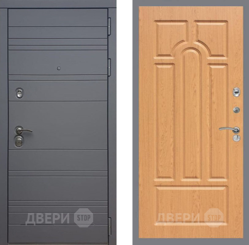 Дверь Рекс (REX) 14 силк титан FL-58 Дуб в Мытищах