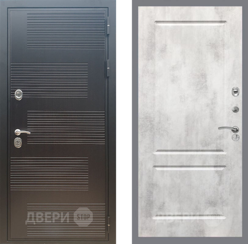 Входная металлическая Дверь Рекс (REX) премиум 185 FL-117 Бетон светлый в Мытищах