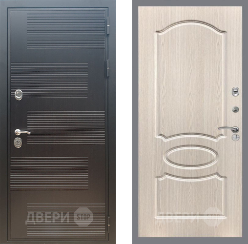Дверь Рекс (REX) премиум 185 FL-128 Беленый дуб в Мытищах