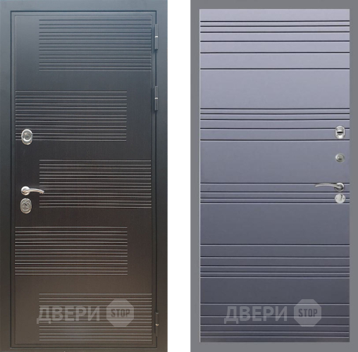 Входная металлическая Дверь Рекс (REX) премиум 185 Line Силк титан в Мытищах