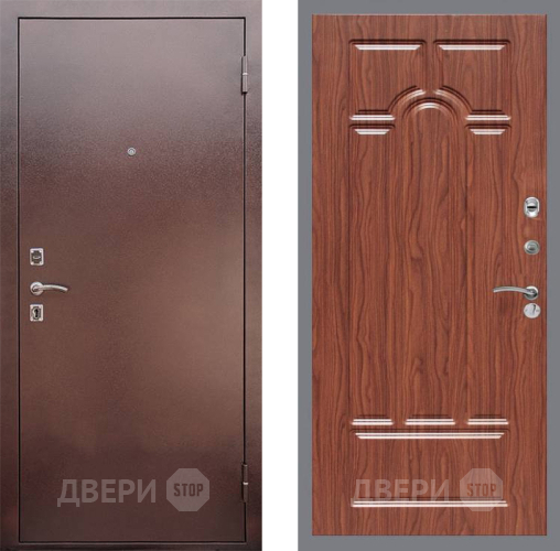 Дверь Рекс (REX) 1 FL-58 орех тисненый в Мытищах
