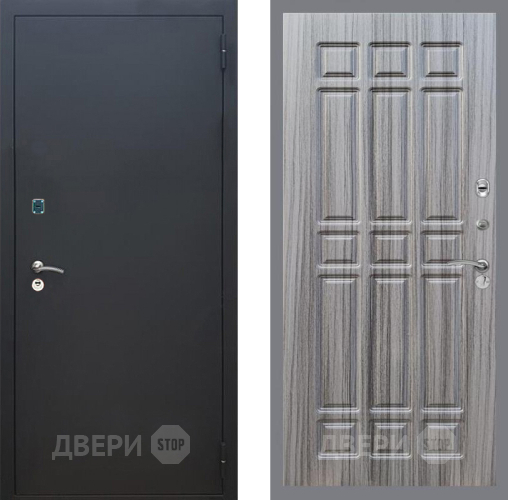 Дверь Рекс (REX) 1A Черный Муар FL-33 Сандал грей в Мытищах