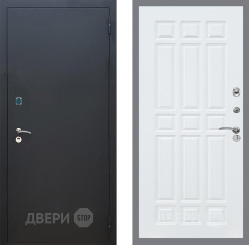 Дверь Рекс (REX) 1A Черный Муар FL-33 Силк Сноу в Мытищах