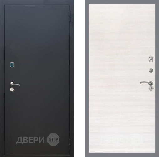 Дверь Рекс (REX) 1A Черный Муар GL Акация в Мытищах